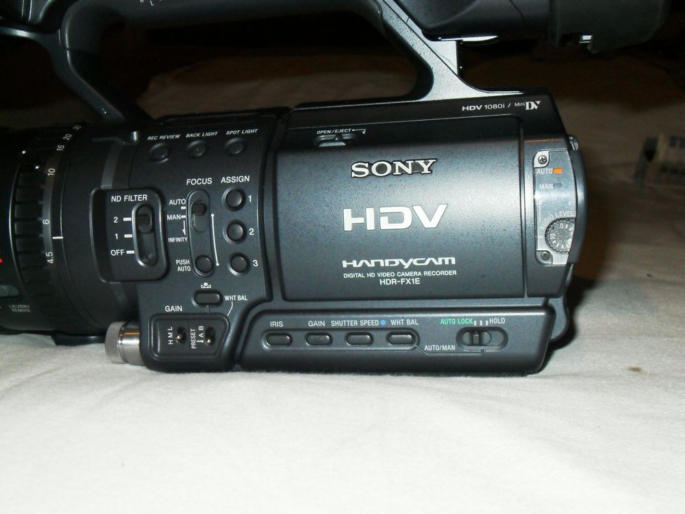 Sony Camcorder: SONY FX1 Semi- professional camera Mini HDV Tape – Gebraucht aus Zuchwil von t.rachel 5