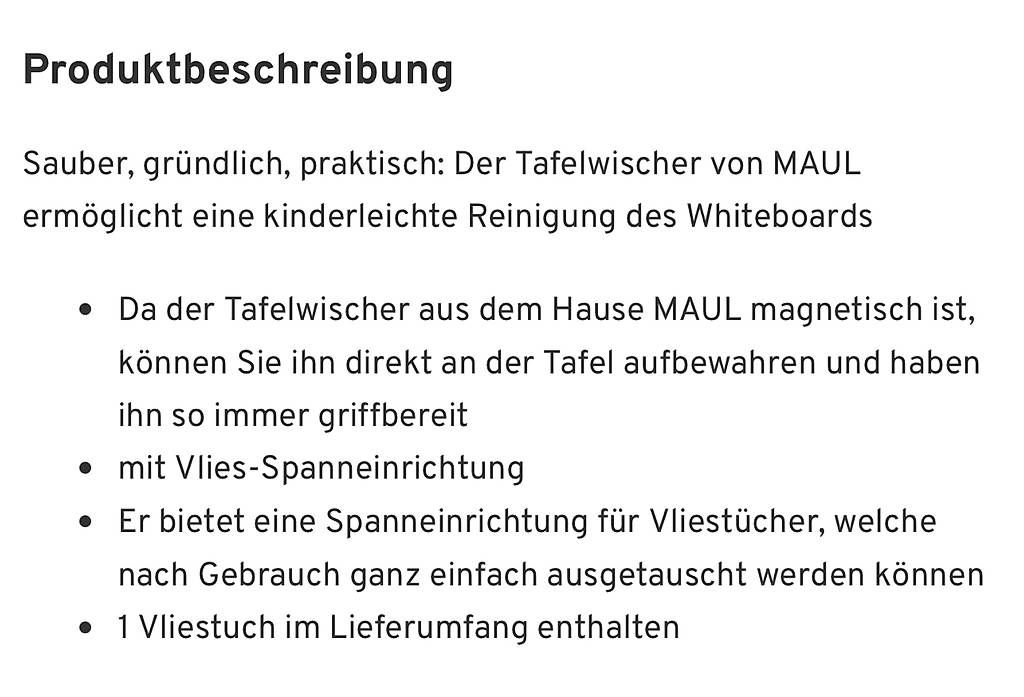 Supporti a parete: Set mit 1 Stiftenhalter + 2 Tafelwischer – Nuovo e nell'imballaggio originale da Necker venduto da liq24 7