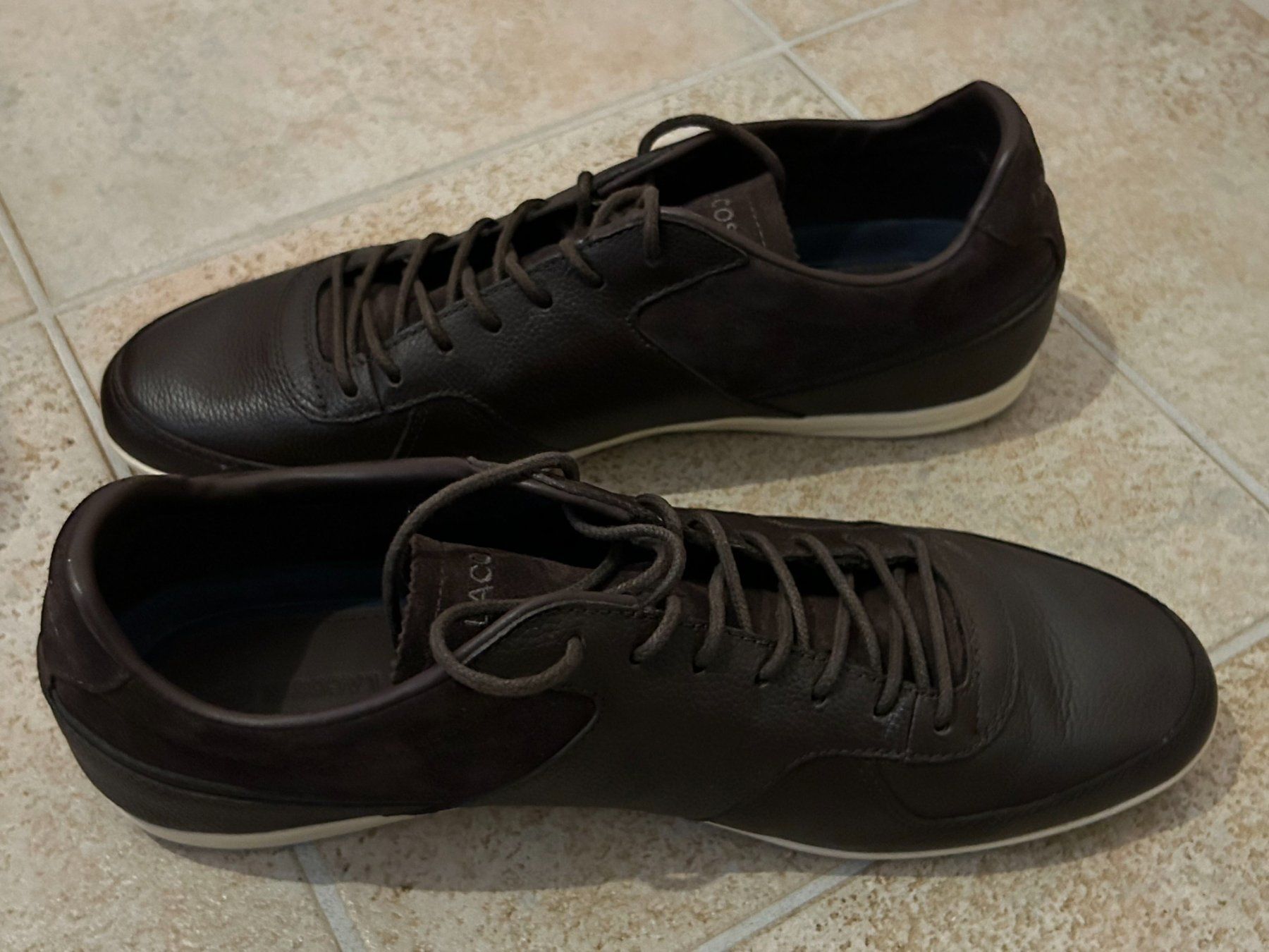 Lacoste Scarpe da uomo: Lacoste Herren Lederhalbschuh – Nuovo (secondo la descrizione) da Veltheim venduto da rog_vm8n 2