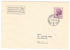 Lettre de Basel A396 pour Basel le 5.X.46