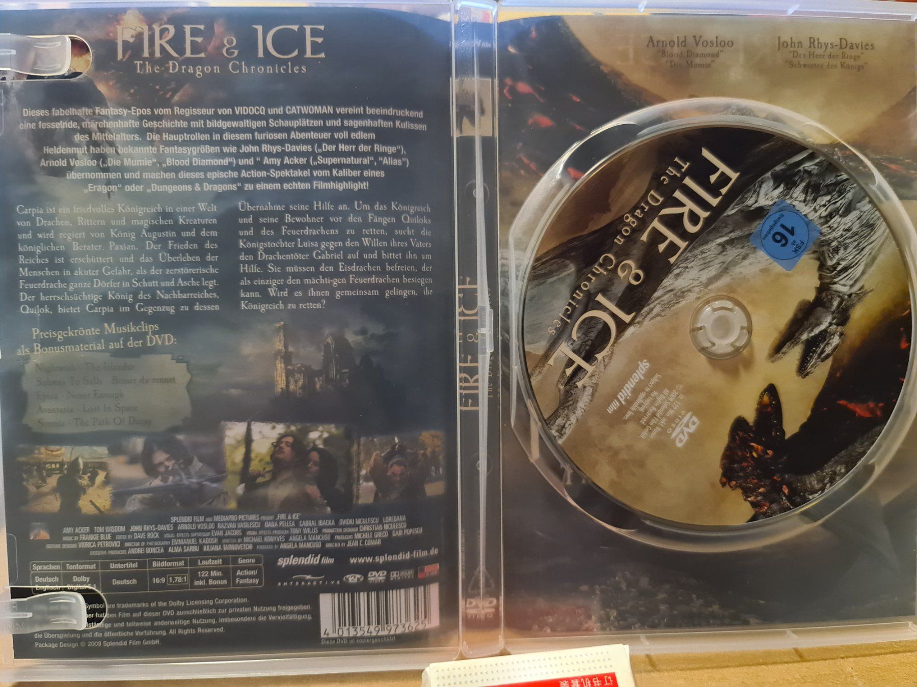 Tutti i DVDs: DVD Fire & Ice - The Dragon Chronicles – Usato da Dintikon venduto da Vexi 1