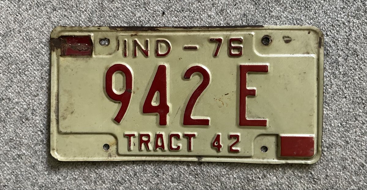 Insegne: Vintage Indiana Nummernschilder – Usato da zürich venduto da PatCat02 6