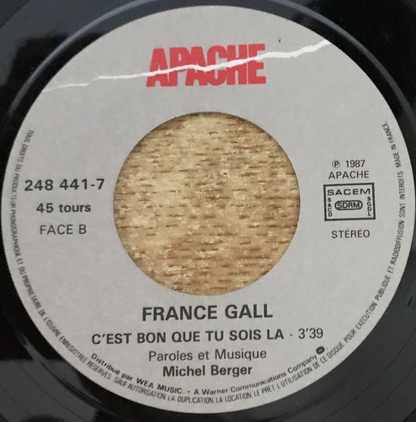 Dischi in vinile: FRANCE GALL - BABACAR – Usato da Bussigny venduto da vinyl-pas-cher 3