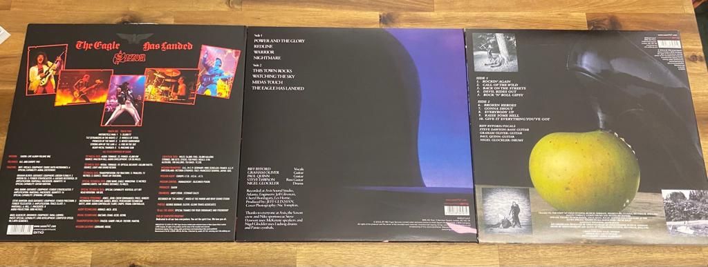 Dischi in vinile: Saxon (3 LP)Colo. Splatter Vinyl 2018 – Nuovo (secondo la descrizione) da Belp venduto da B7L0 1