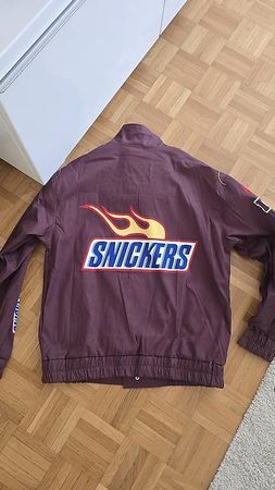 Stoff Jacke Gr M