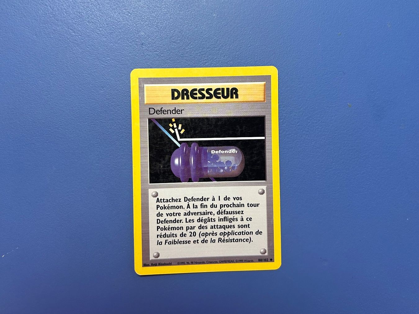 Pokémon Carte collezionabili: Defender 80/102 Set de base FR – Usato da Schlieren venduto da happymerchant64