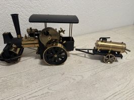 Wilesco Dapfmaschine mit Anhänger