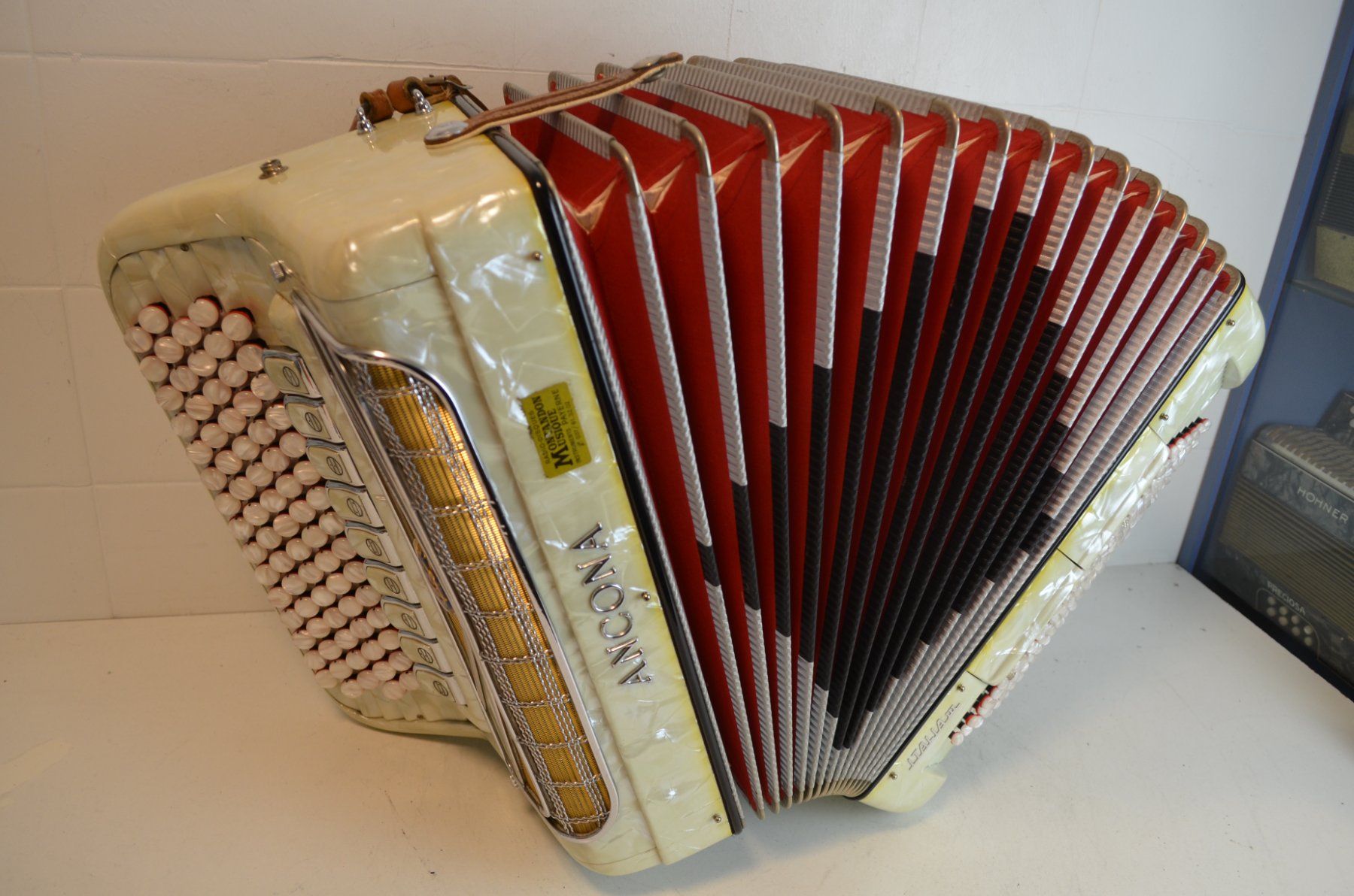 Strumenti musicali: Akkordeon chromatisch Ancona Stufengriff – Usato da Zürich venduto da baumusik 4