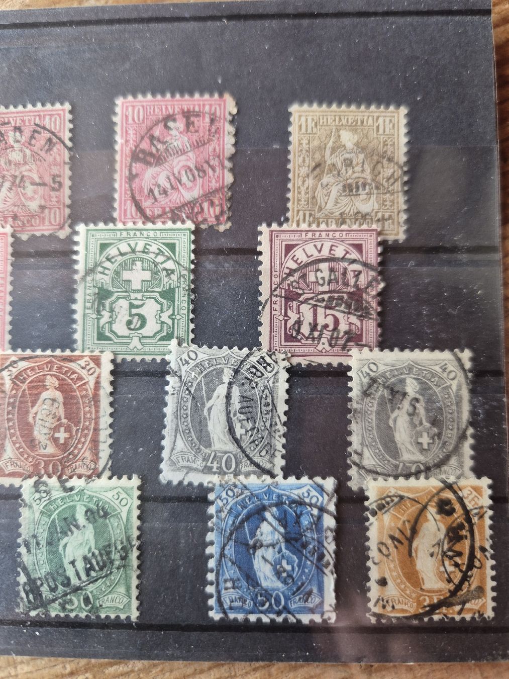 Alle Briefmarken: altschweiz lot – Gebraucht aus Uznach von Fireblade7 1