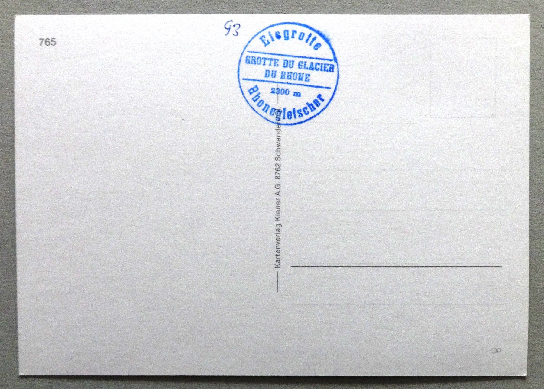Cartoline postali: Rhonegletscher – Usato da Fétigny venduto da Billy2miny 1