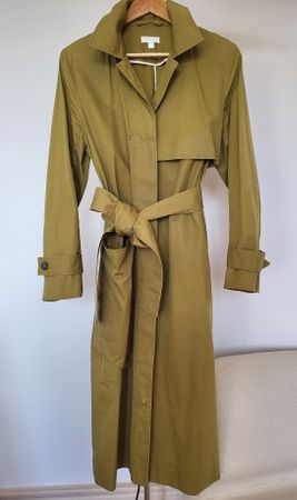 Damen Trenchcoat COS moosgrün Grösse 38 guter Zustand