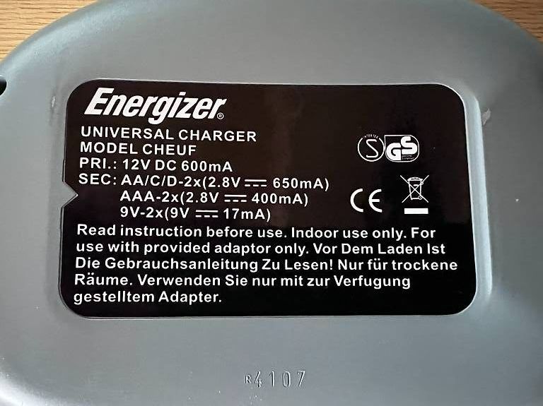 Energizer Akkus & Batterien: Akku Ladegerät – Gebraucht aus Biel-Benken BL von Pat_99 2