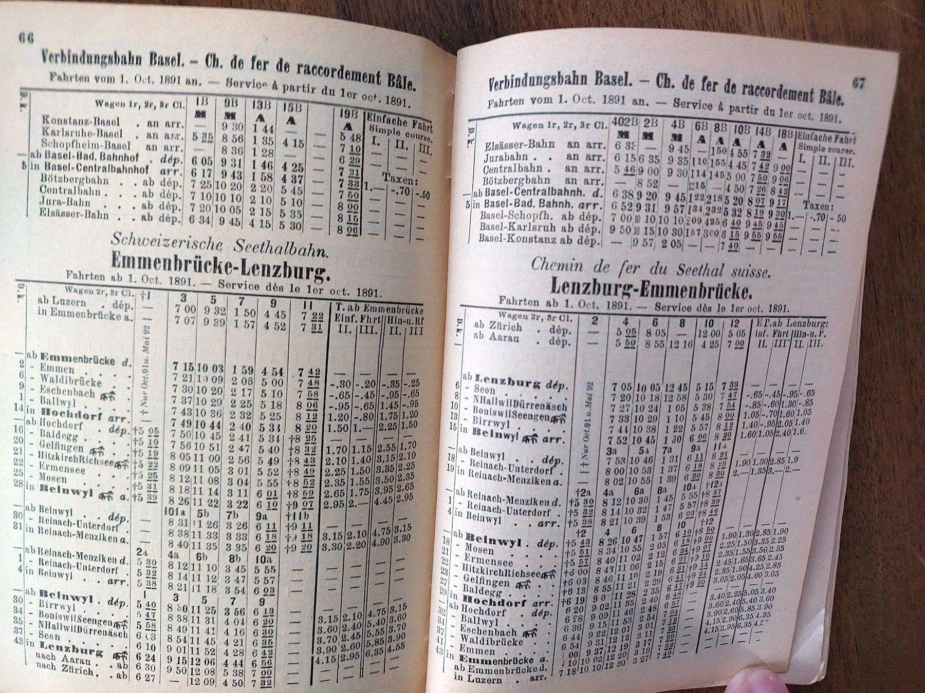 Livres: David Bürkli - Kursbuch Schweiz - 1891/92 – D'occasion à Schönenwerd par Steidi 7