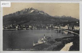 Luzern - Quai und Pilatus