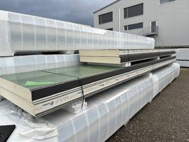 Fassadenpaneelen 120 mm RAL 9007 , 6.5 m / Preis pro m2