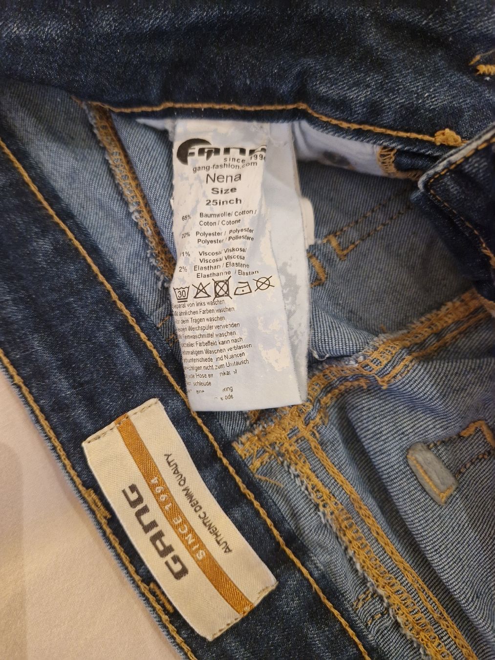 Jeans: GANG Jeans, Grösse 25 – Usato da Rain venduto da -LUMA- 2