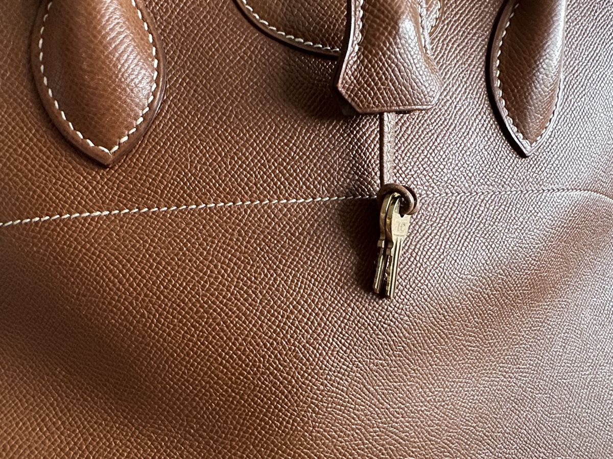 Hermès Borse da donna: HERMÈS PARIS SAC BOLIDE 35, caramel – Usato da Reinach BL venduto da Tropic_Paradise 3