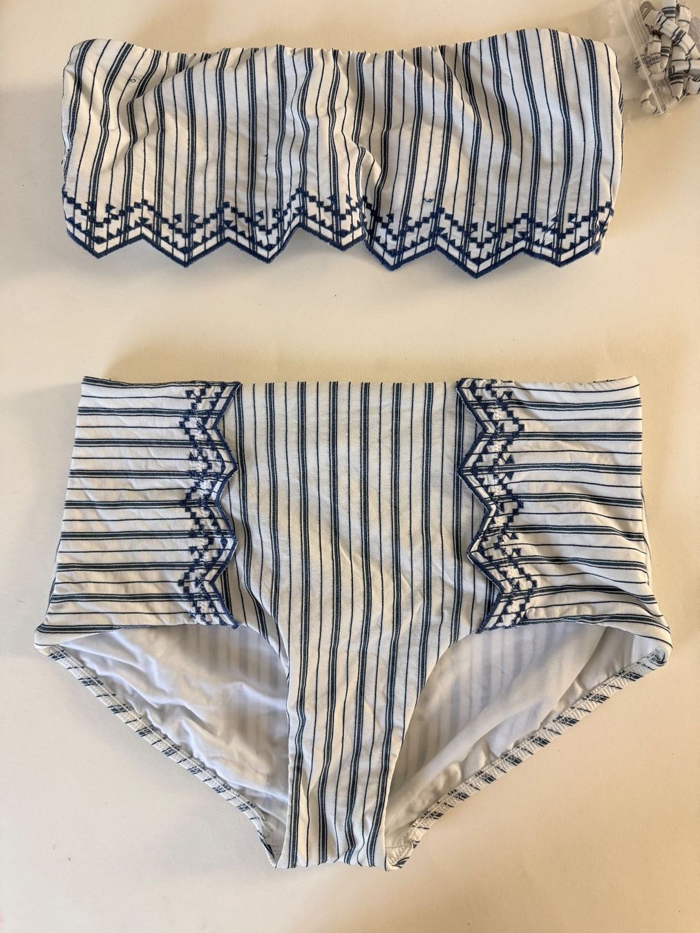 Seafolly Costumi da bagno & Bikini: SEAFOLLY, Bikini, Grösse 40, Farbe Weiss/Blau – Nuovo e nell'imballaggio originale da Rudolfstetten venduto da gst_g7xl 4