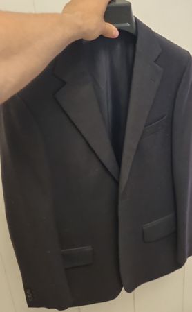 Herrenjacke, Schwarz/Blau, Grösse M