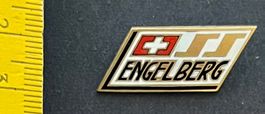 Engelberg SS, Emaille-Ski-Abzeichen Vintage Original