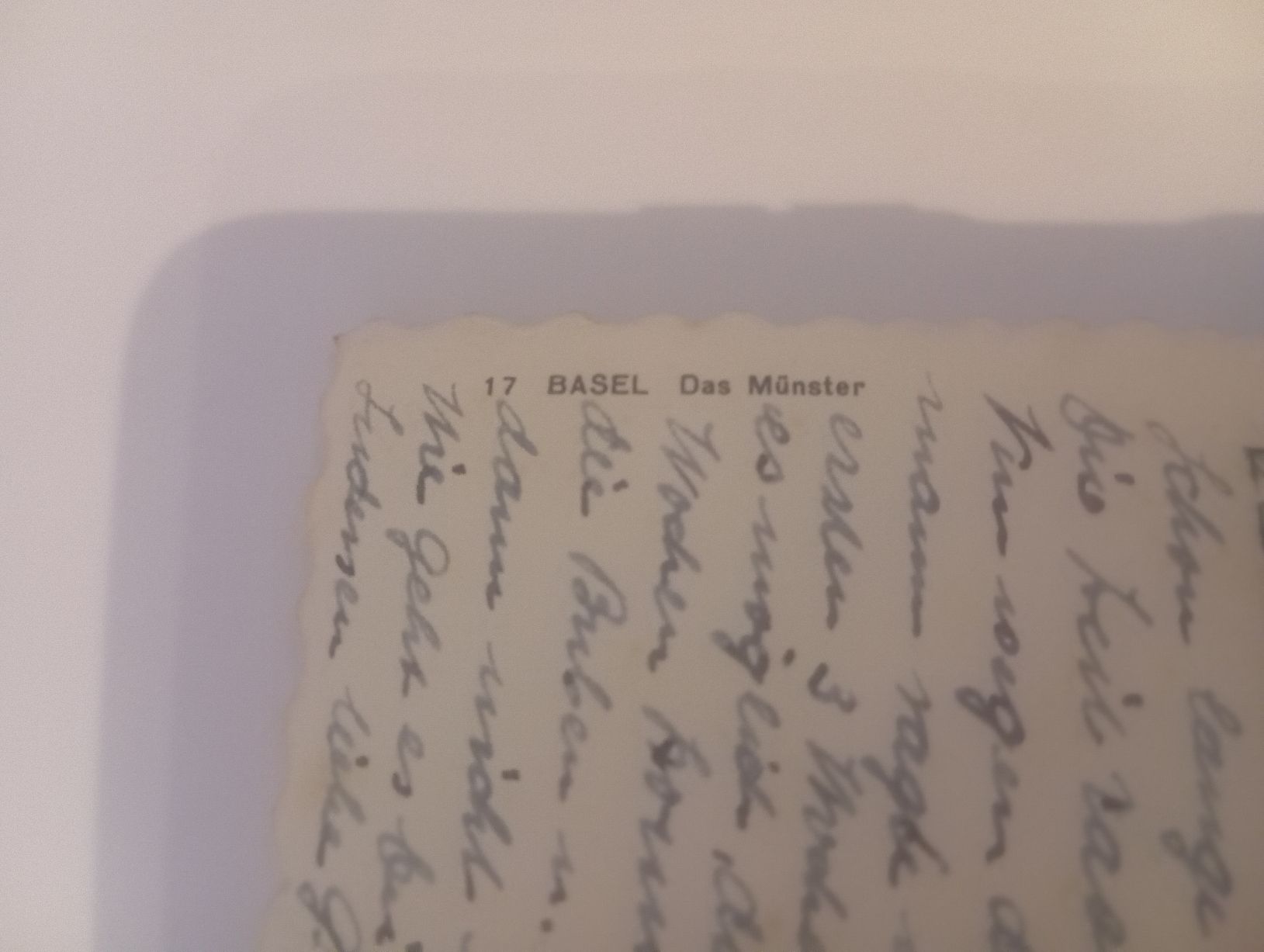 Ansichtskarten: Ansichtskarte Basel Das Münster 17  – Gebraucht aus Belp von Guadalupe84 2