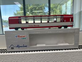 Roco Lenz Alpine Line spur Om Panorama- Wagen