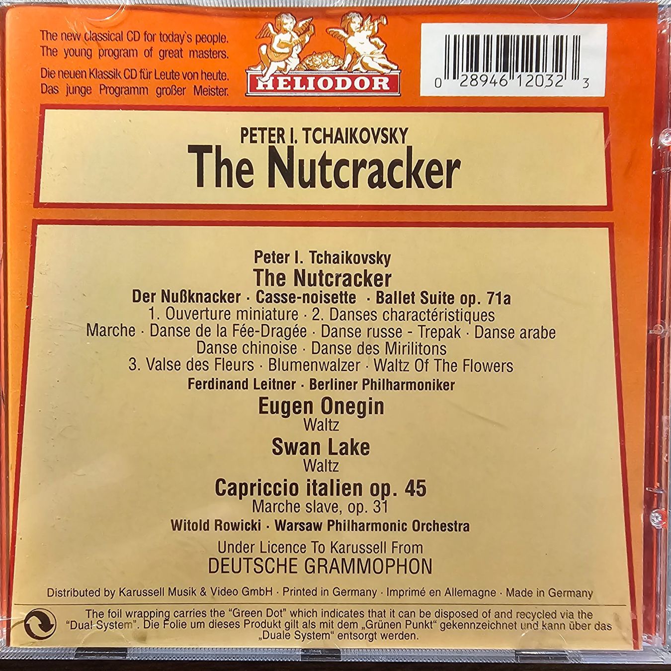 CD: Peter I. Tchaikovsky - The Nutcracker – Usato da Wahlen b. Laufen venduto da Cg10