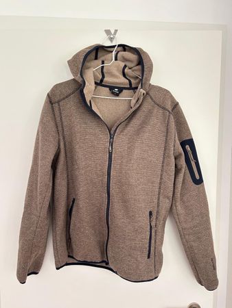 46 Nord Herren Fleece Jacke mit Kapuze