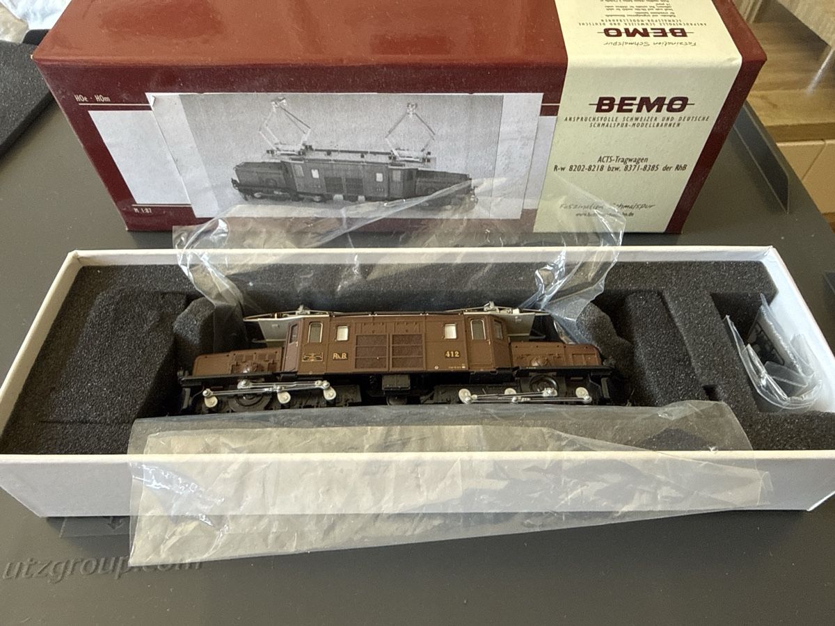Bemo Modelleisenbahnen: Bemo RhB Krokodil 412 – Gebraucht aus Thusis von Jasmin1991995