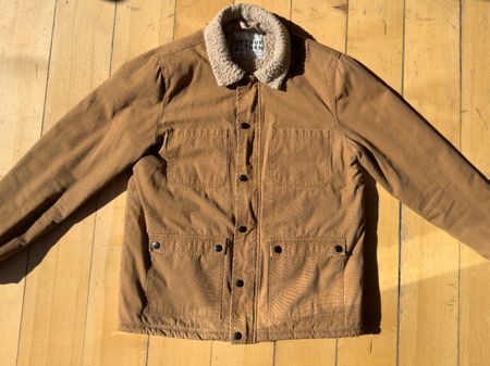 YOURTURN Active Herrenjacke mit Sherpa-Kragen Gr. M