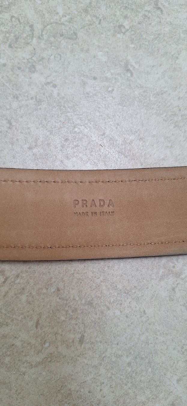 Prada Cinture: Original PRADA Ledergürtel, braun, Grösse 85/34 – Nuovo (secondo la descrizione) da glis venduto da Nanbo 2