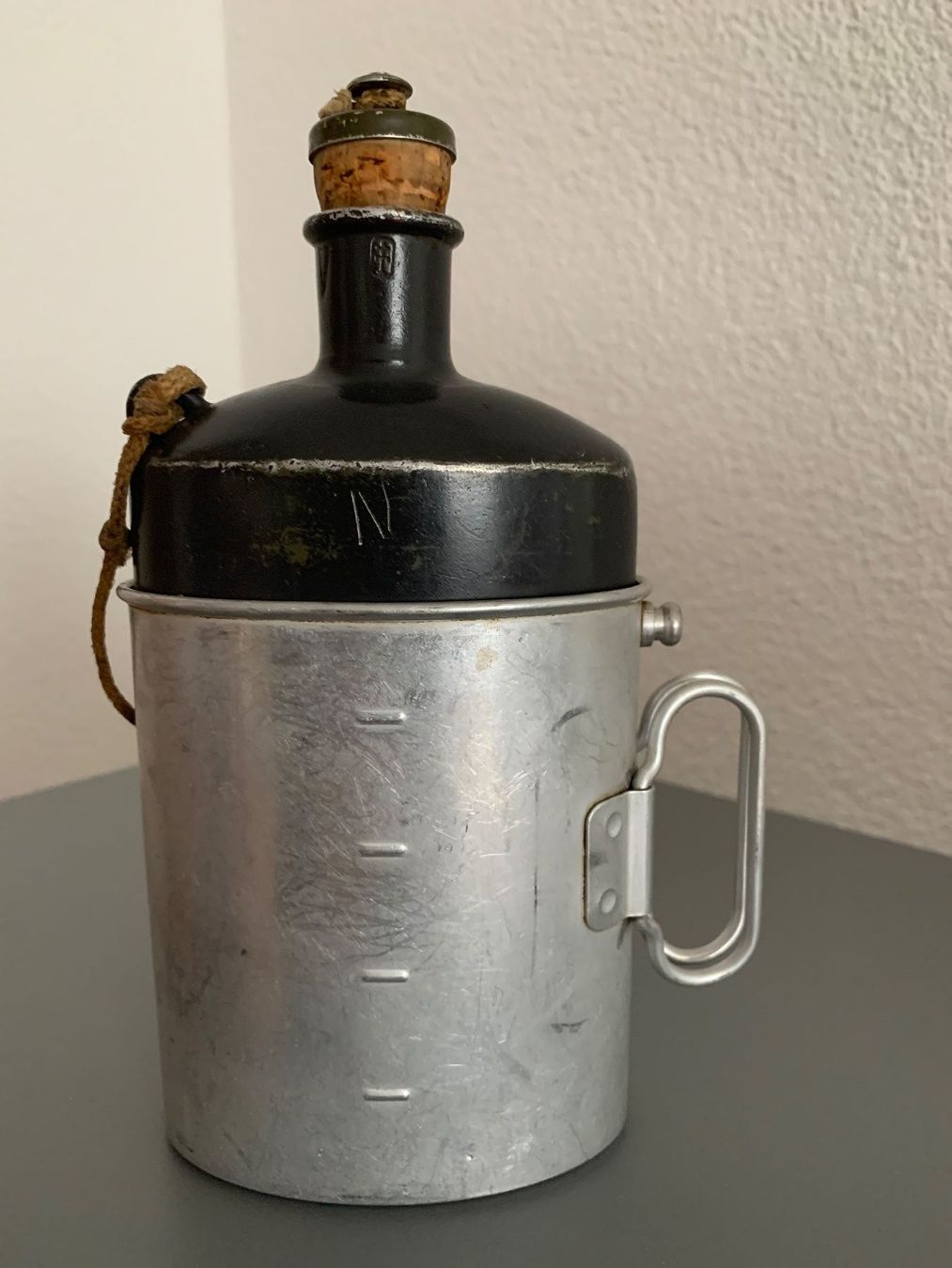 Schweizer Armee Attrezzatura & Pezzi di ricambio: ANTIKE MILITÄR FELDFLASCHE************ – Usato da Ibach venduto da lisch3 1