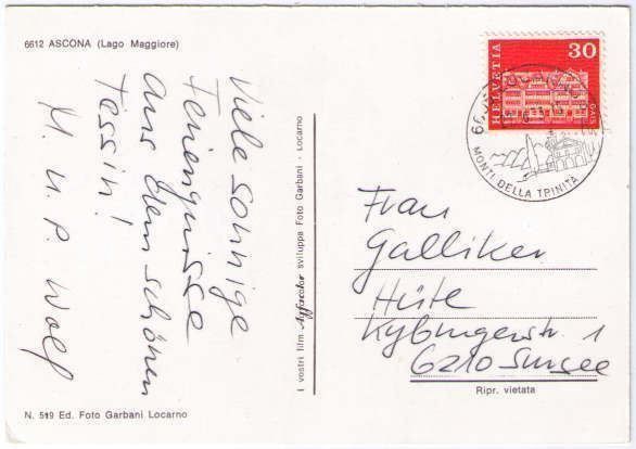 Cartes postales: Ascona – D'occasion à Binningen par Mountainrider 1