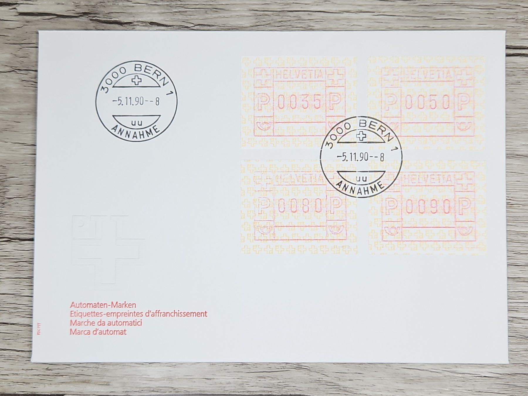 Tutti i francobolli: CL03 Enveloppe + Timbre Suisse 1990 – Usato da Cousset venduto da Patrick_Collections