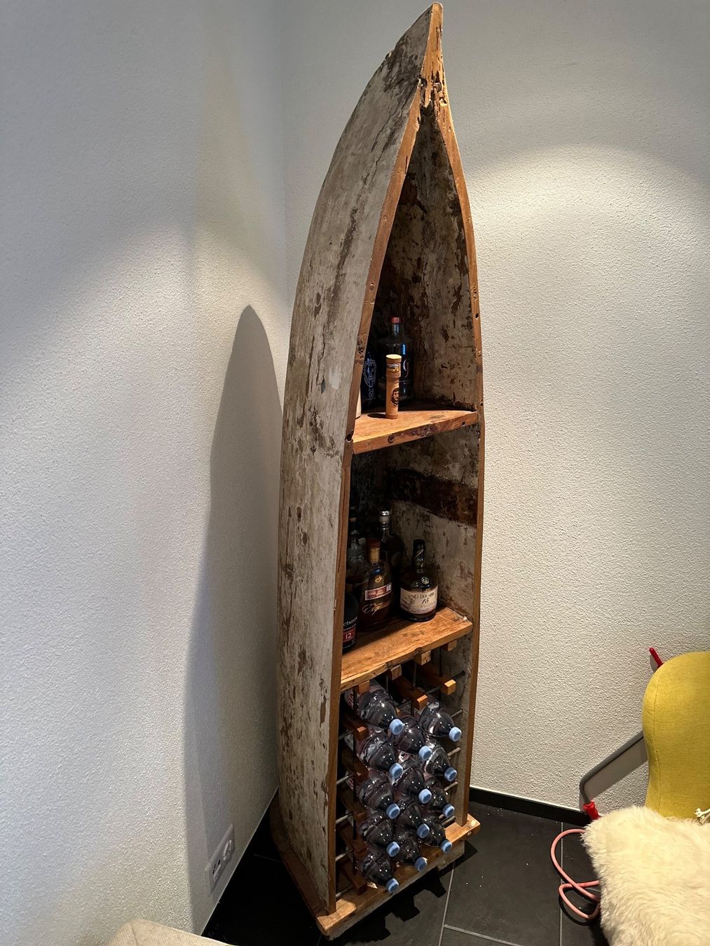 Étagères: Weinregal Boot Tonga aus Recyclingholz – Neuf (Voir description) à Oetwil a.d. Limmat par DAM_2289 3