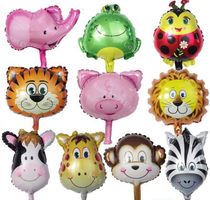 9 teile Folie Tiere Folie Ballon SET