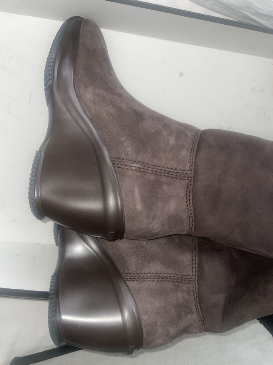 Scarpe da donna: Bottes HOGAN en daim marron pointure 38.5 Hiver – Nuovo e nell'imballaggio originale da Genève venduto da nidefa 2