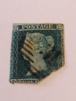 Two Pence Blue 1855