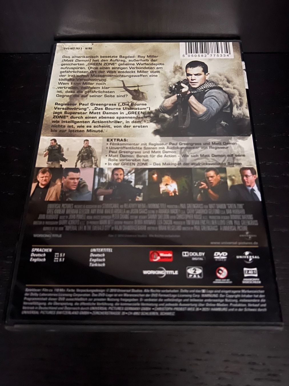 Tutti i DVDs: DVD Green Zone mit Matt Damon – Usato da Zürich venduto da rigani 1