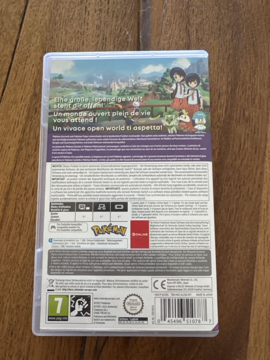 Pokémon Giochi: Nintendo Switch - Pokémon Karmesin – Usato da Lenzburg venduto da eyworld 2