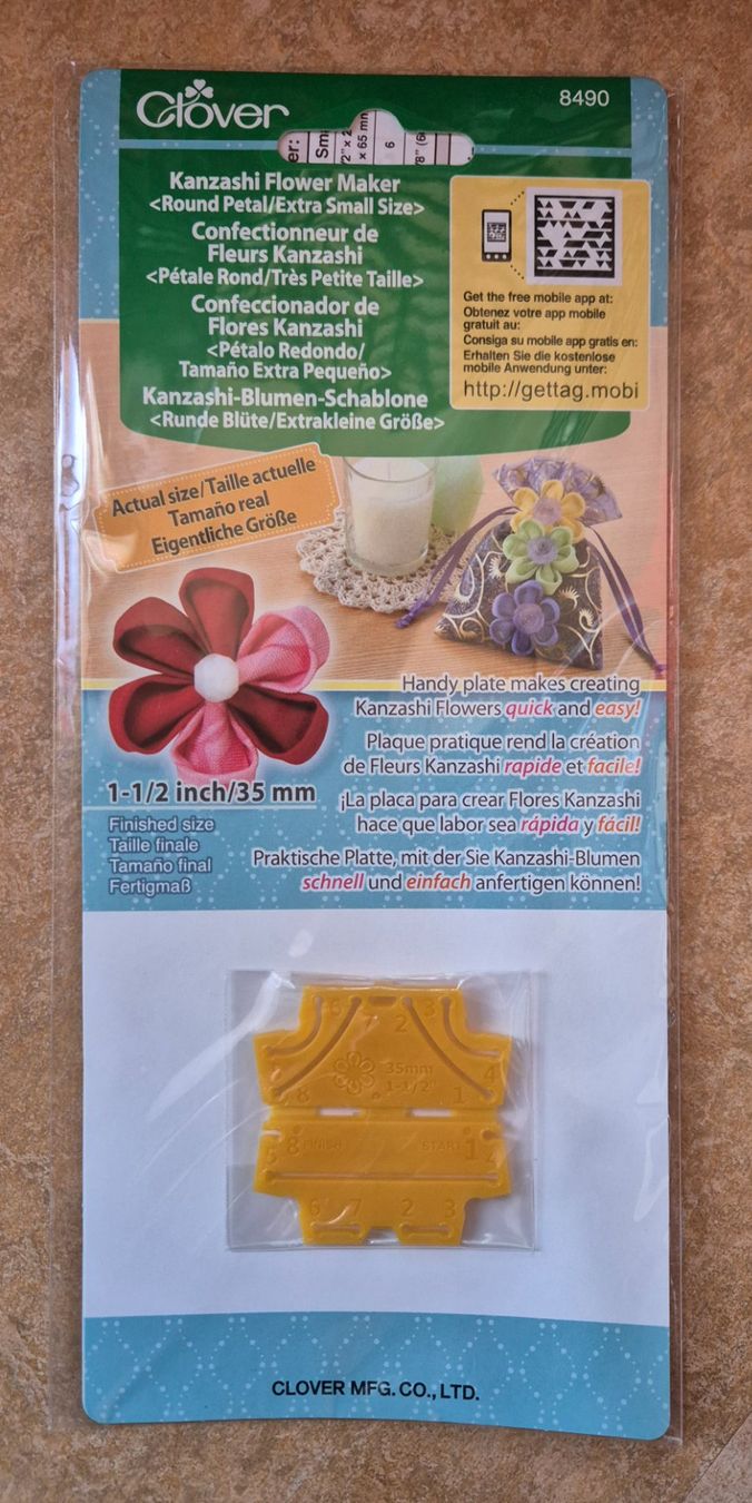 Sciablone: Kanzashi-Blumen-Schablone – Nuovo e nell'imballaggio originale da Emmenbrücke venduto da Levira8