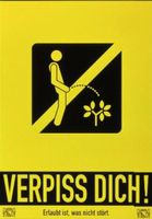"Verpiss dich!" provokantes Bild der Stadt Zürich