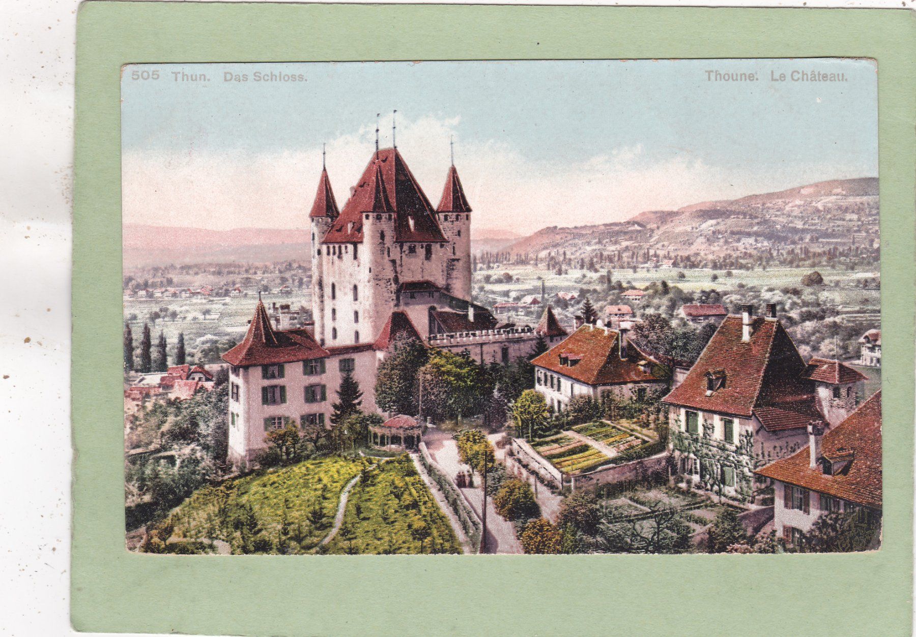 Ansichtskarten: Thun Das Schloss – Gebraucht aus Herisau von Lisegrat2008
