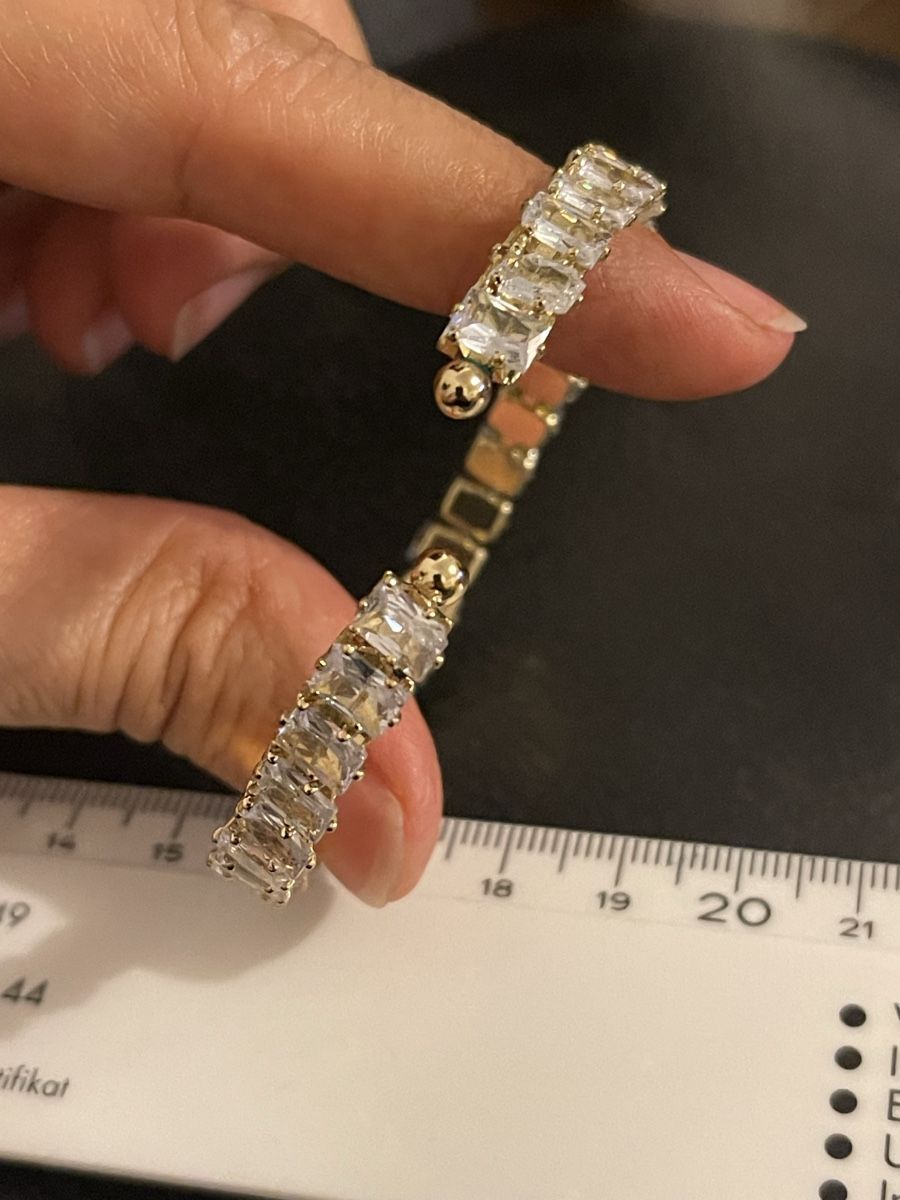 Armbänder & -reifen: Bracelet doré avec strass comme neuf  – Neu (gemäss Beschreibung) aus Kloten von Vermicelles 3