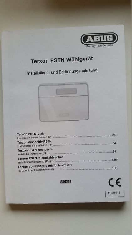 ABUS Terxon PSTN Wählgerät / transmission alarme (Gebraucht) in Moudon ...