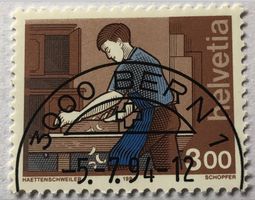 Nr.852 mit ET Stempel Bern