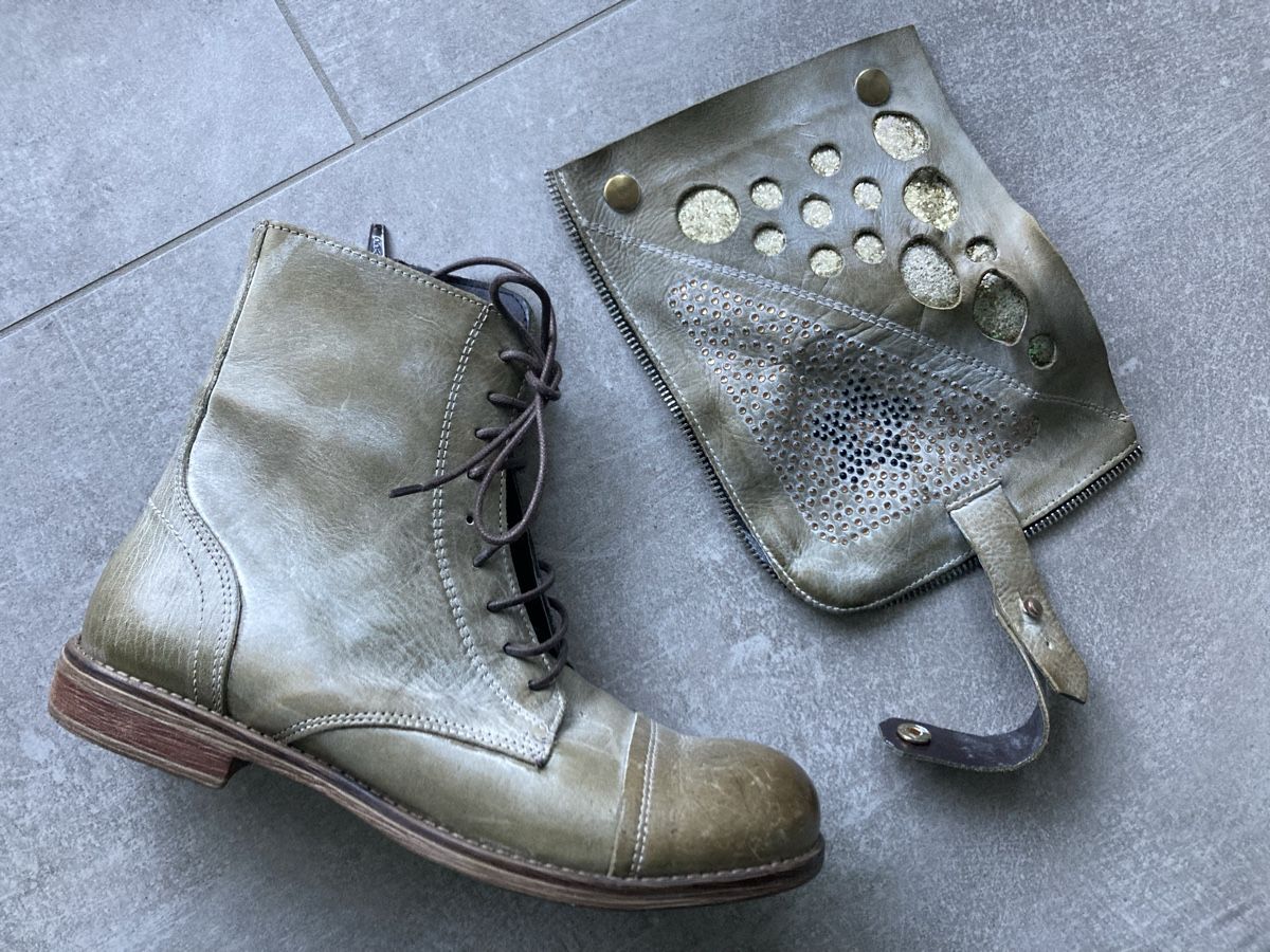 Scarpe da donna: D & A LEDER - STIEFELETTEN 2 in 1 / NEU – Nuovo (secondo la descrizione) da Nidfurn venduto da cejeisda 8