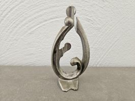 Belle sculpture abstraite en métal art vintage artistique