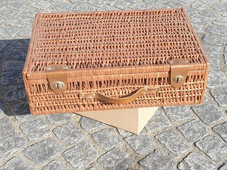 Vintage Köfferli geflochten