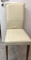 Eleganter Esszimmerstuhl in Creme / Beige